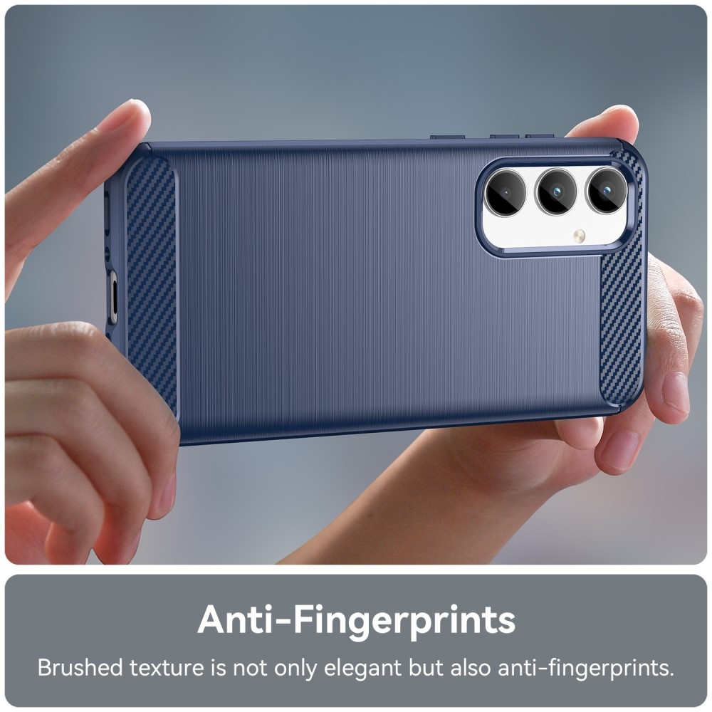 Carbon odolný gelový obal na Samsung Galaxy A35 5G - modrý