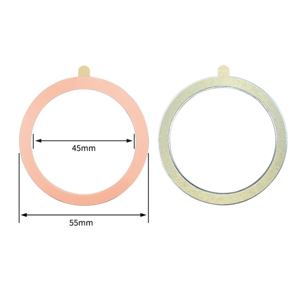 Ring nalepovací magnetický kroužek pro MagSafe - růžový