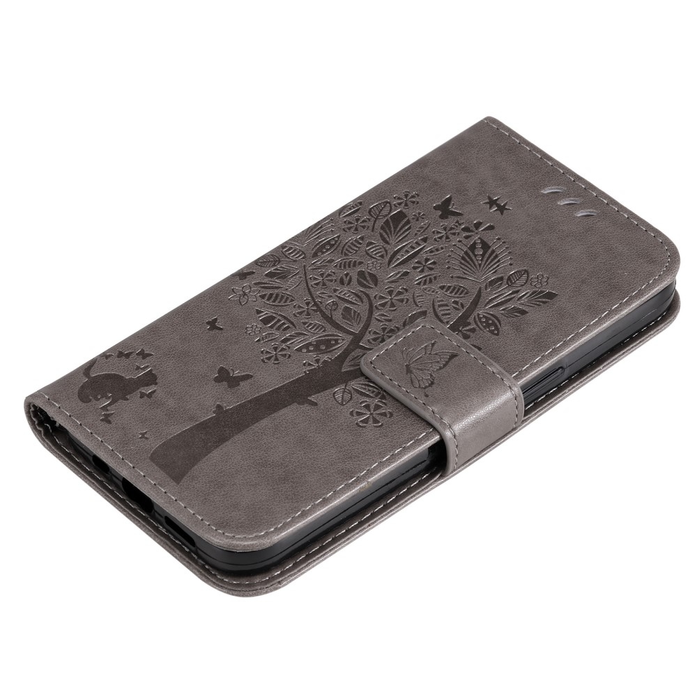 Trees knížkové pouzdro na Xiaomi Redmi Note 13 Pro 4G/Poco M6 Pro - šedé