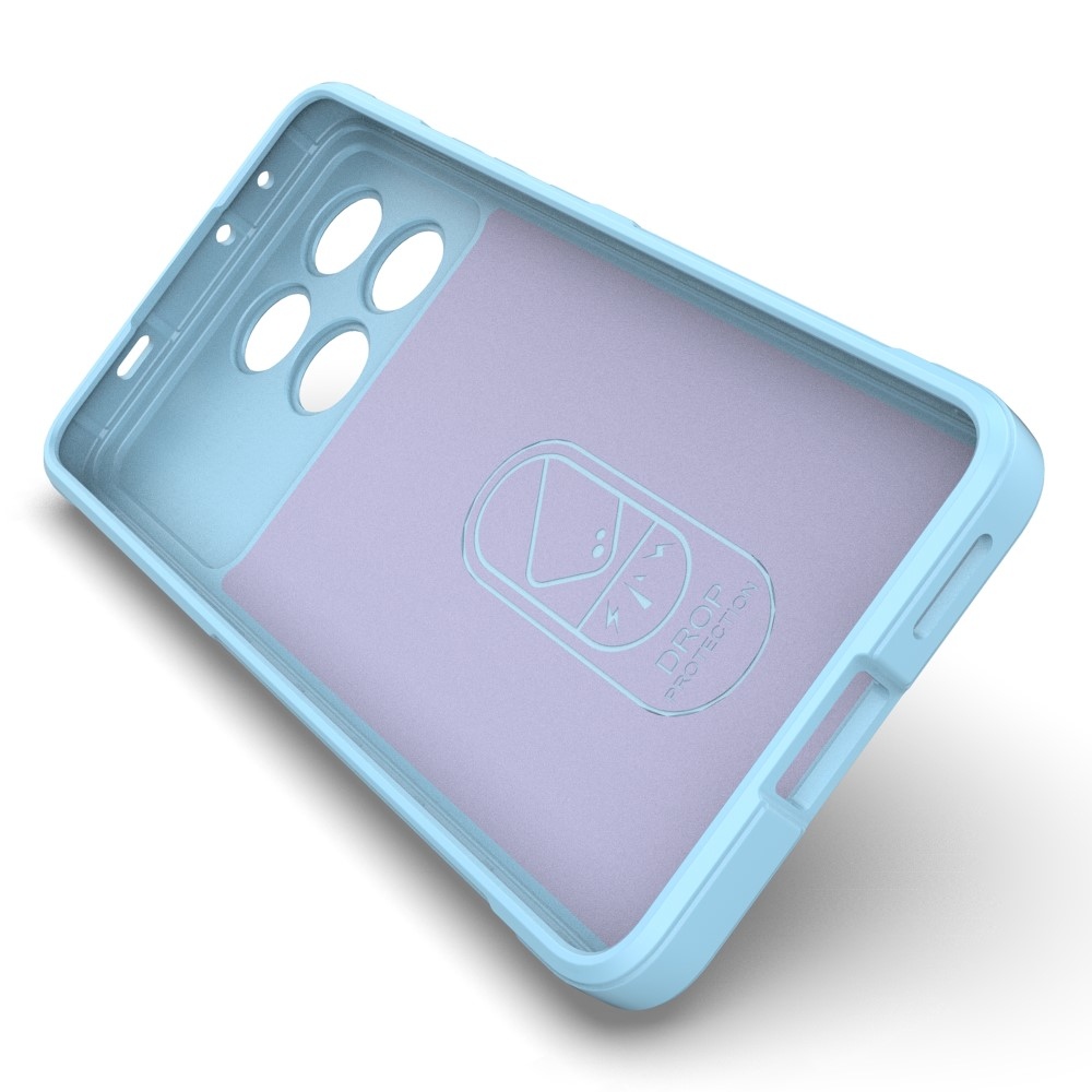 Rugg odolný gelový obal na Xiaomi Poco X6 Pro 5G - světlemodrý
