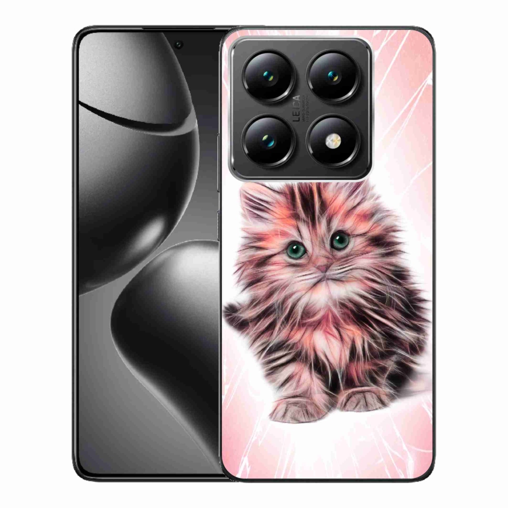 Gelový kryt mmCase na Xiaomi 14T Pro - roztomilé kotě