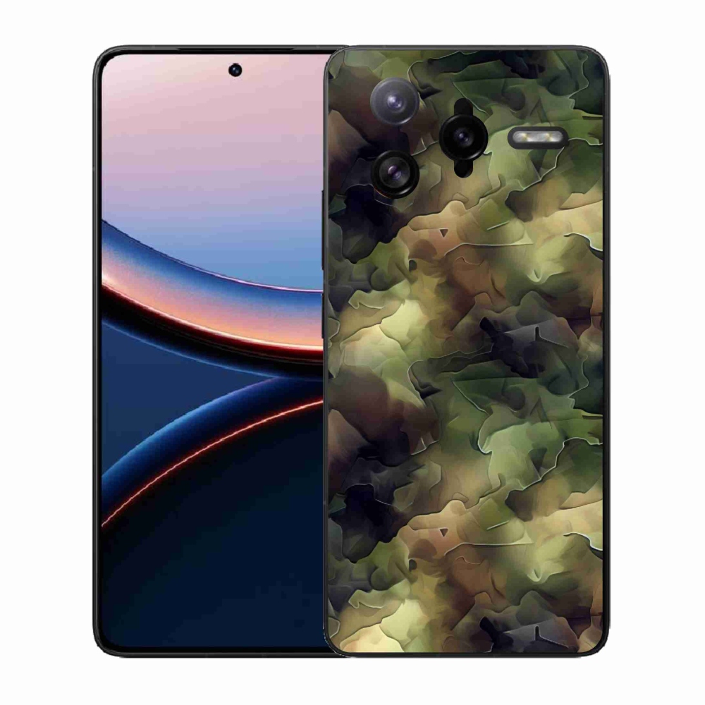 Gelový kryt mmCase na Xiaomi Poco F7 Ultra - maskáčový vzor 10