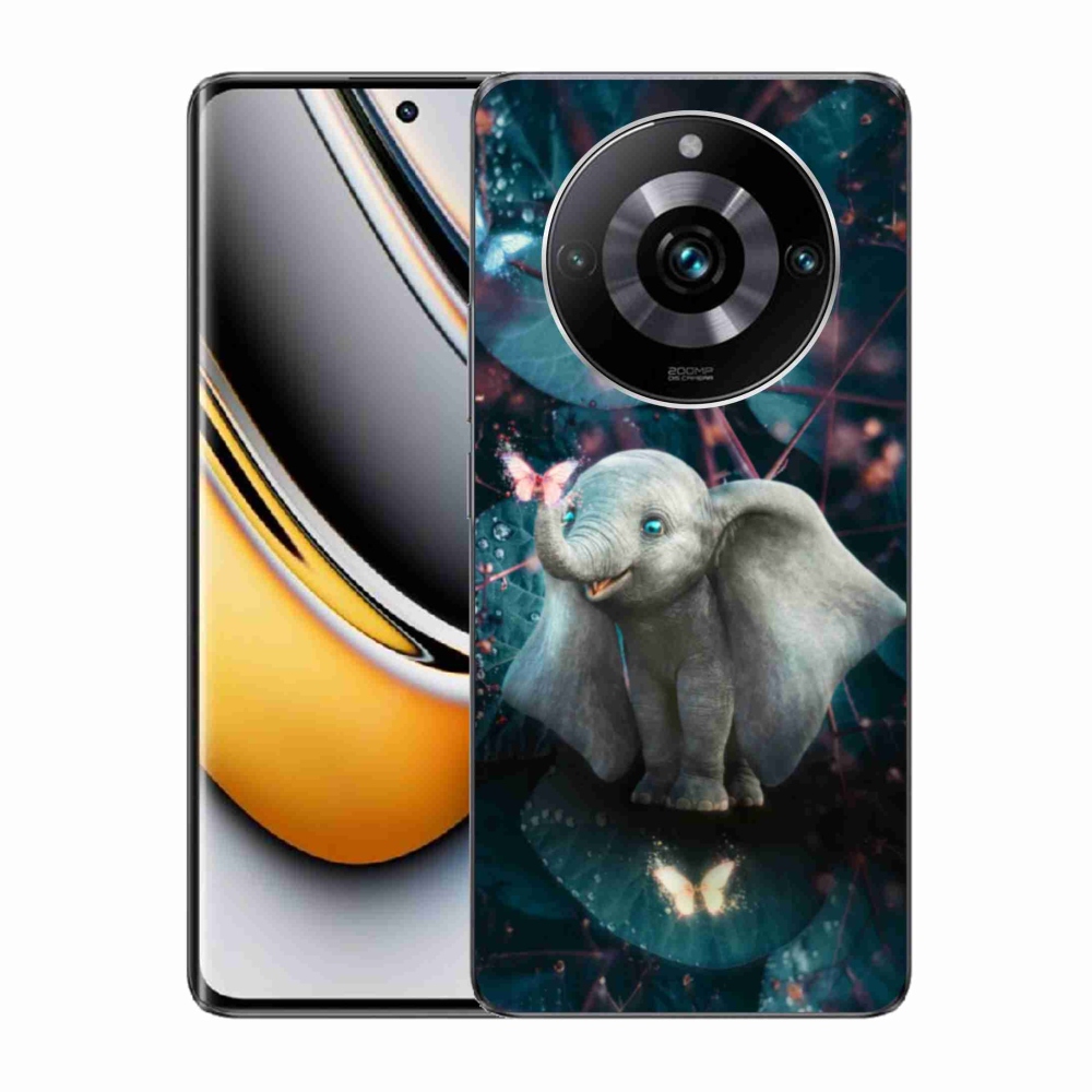 Gelový kryt mmCase na Realme 11 Pro/11 Pro+ - roztomilý slon