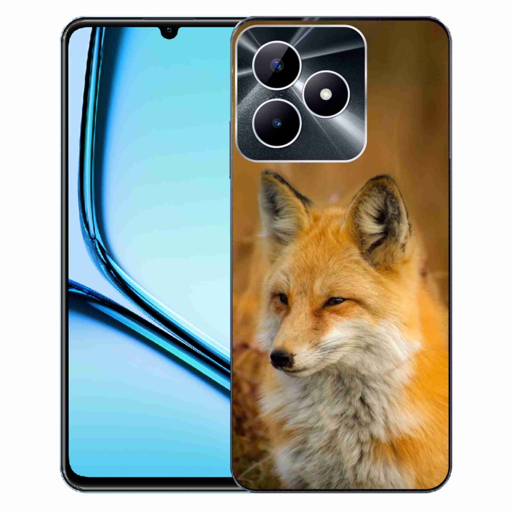 Gelový kryt mmCase na Realme Note 50 - liška