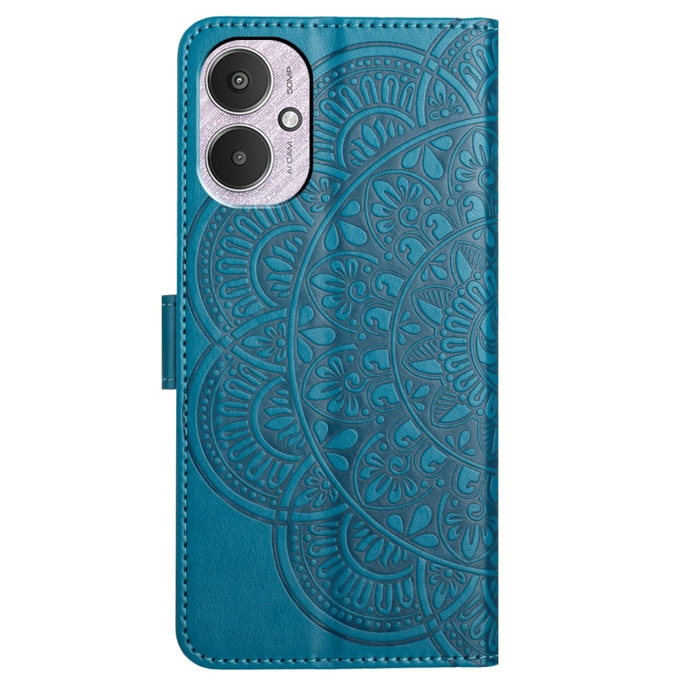 Mandala knížkové pouzdro na Xiaomi Redmi 13C 5G - modré