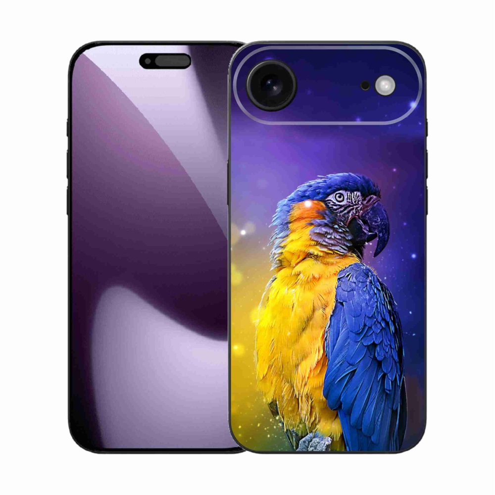 Gelový kryt mmCase na iPhone 17 Air - papoušek ara 1