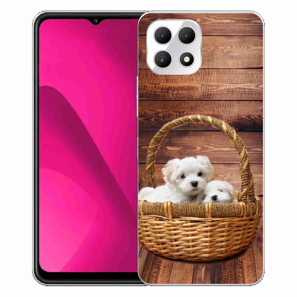 Gelový kryt mmCase na T-Mobile T Phone 2 - štěňátka