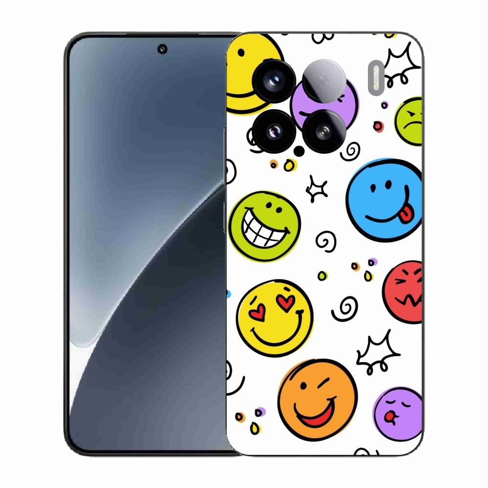 Gelový kryt mmCase na Xiaomi 15 - smajlíci