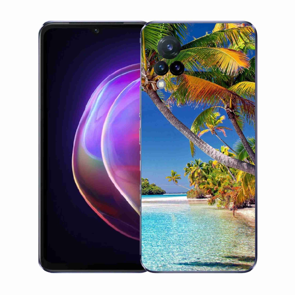 Gelový kryt mmCase na Vivo V21 4G/5G - mořská pláž