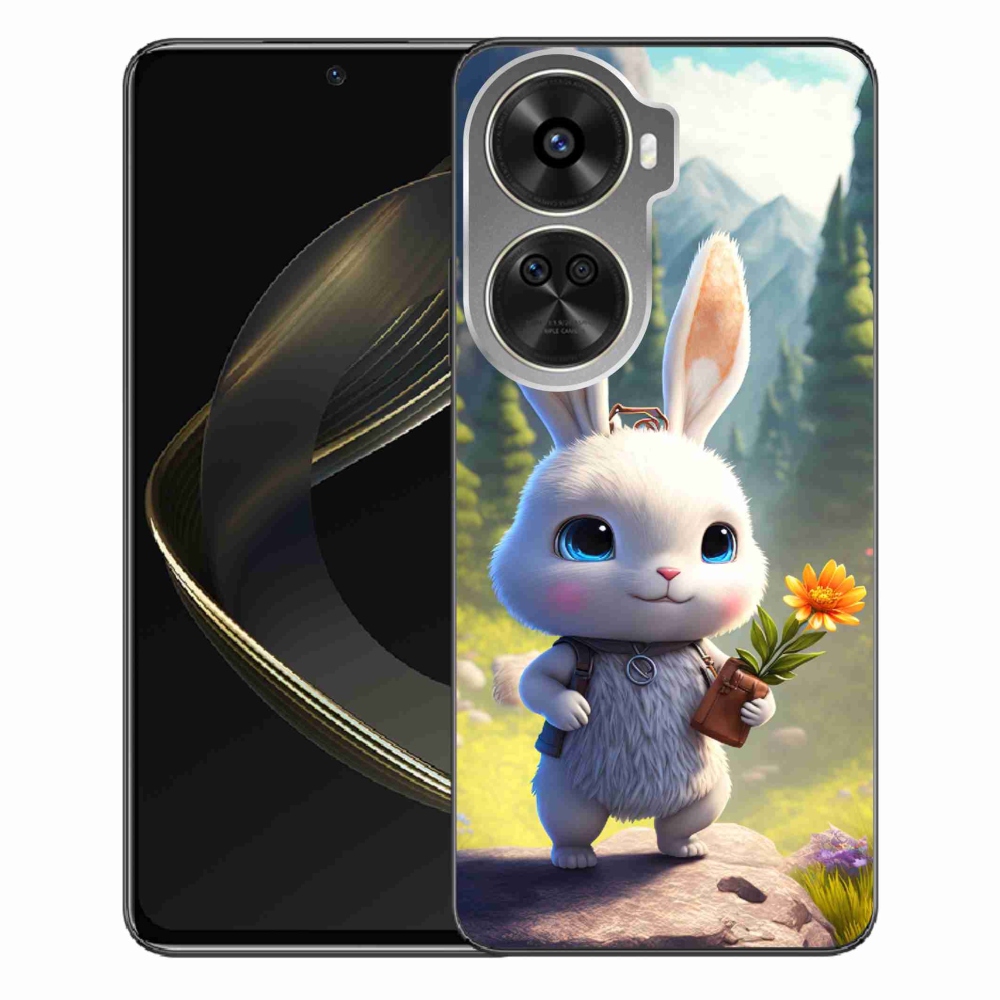 Gelový kryt mmCase na Huawei Nova 12 SE - roztomilý králíček