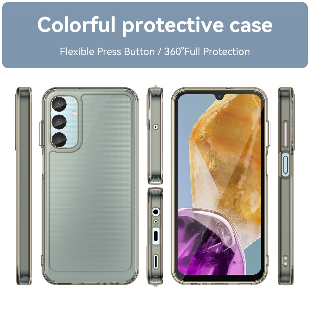 Candy gelový obal na Samsung Galaxy M15 5G - šedý