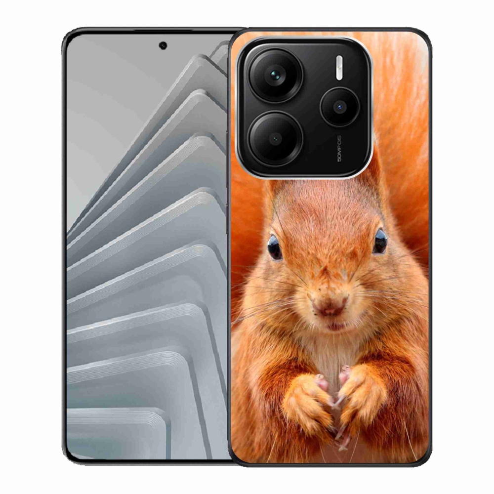 Gelový kryt mmCase na Xiaomi Redmi Note 14 5G - veverka