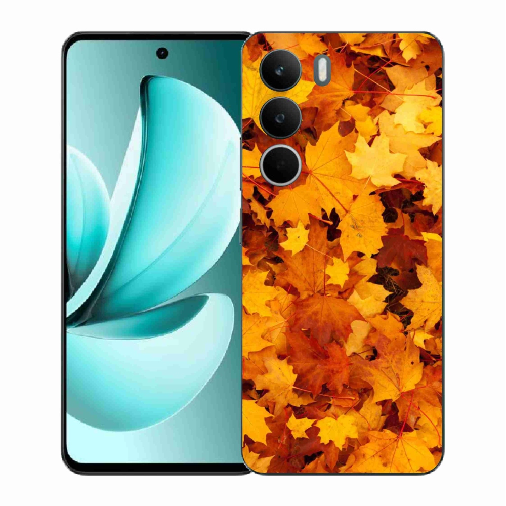 Gelový kryt mmCase na Realme C71 - javorové listy