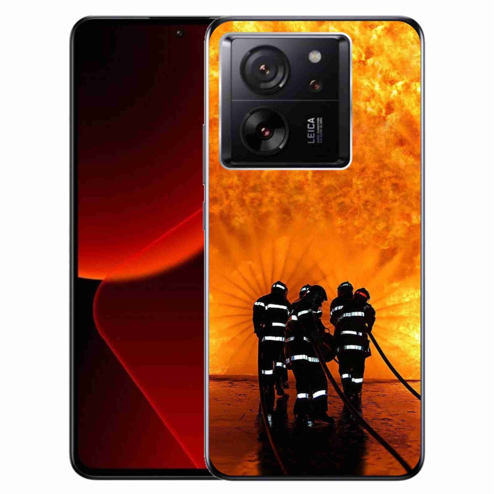 Gelový kryt mmCase na Xiaomi 13T/13T Pro - požár