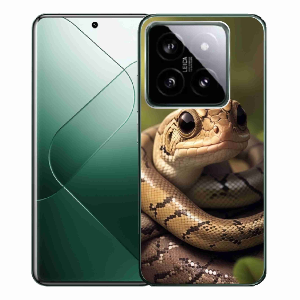 Gelový kryt mmCase na Xiaomi 14 Pro - had 1