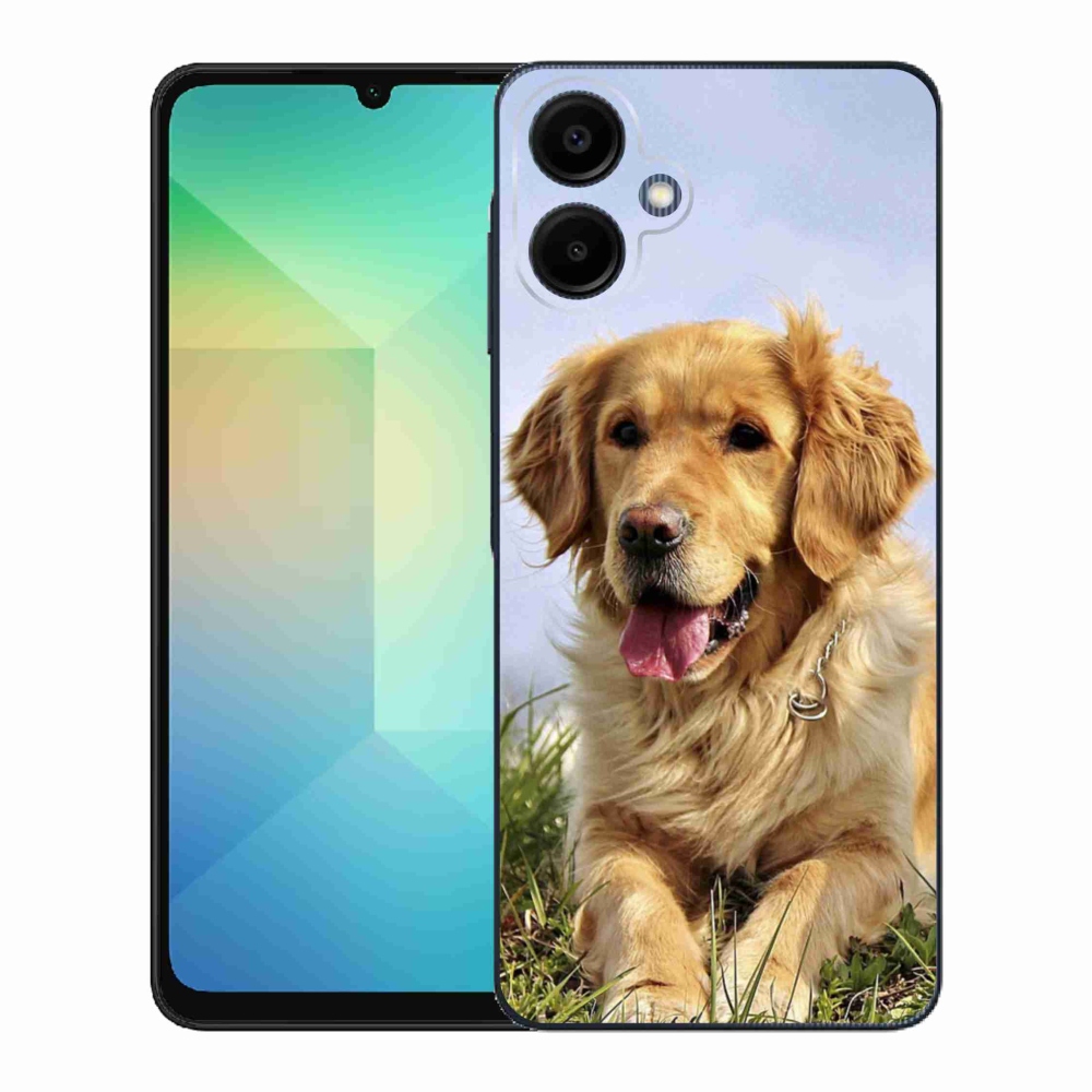 Gelový kryt mmCase na Samsung Galaxy A06 4G - zlatý retrívr