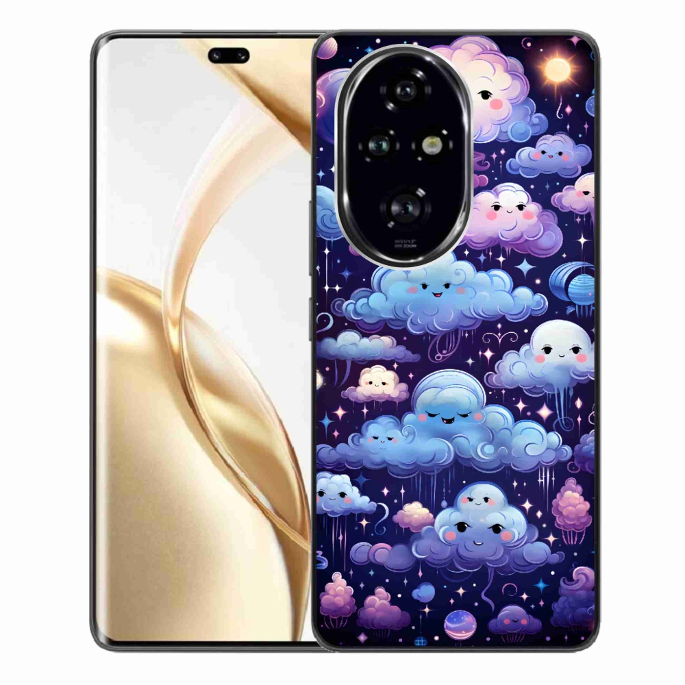 Gelový kryt mmCase na Honor 200 Pro 5G - mráčky