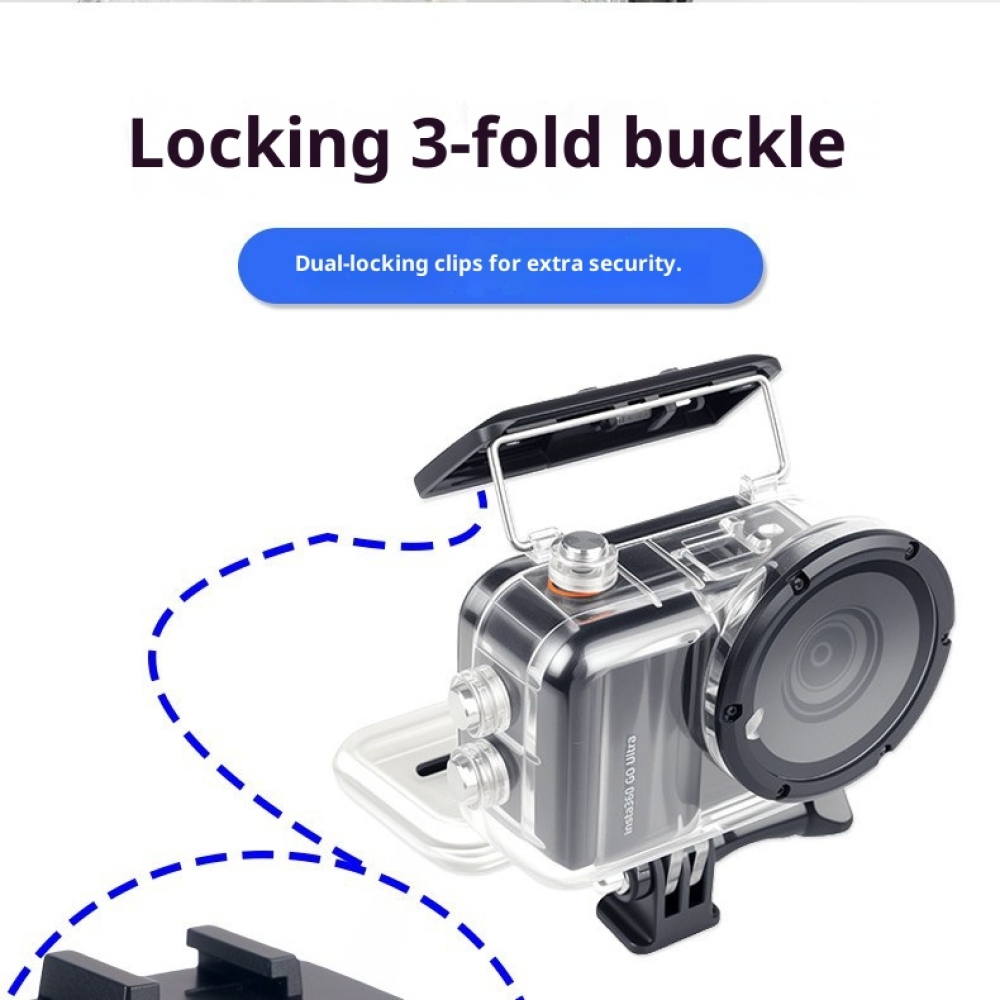 Profesionální vodotěsné pouzdro do 50 m pro Insta360 GO Ultra