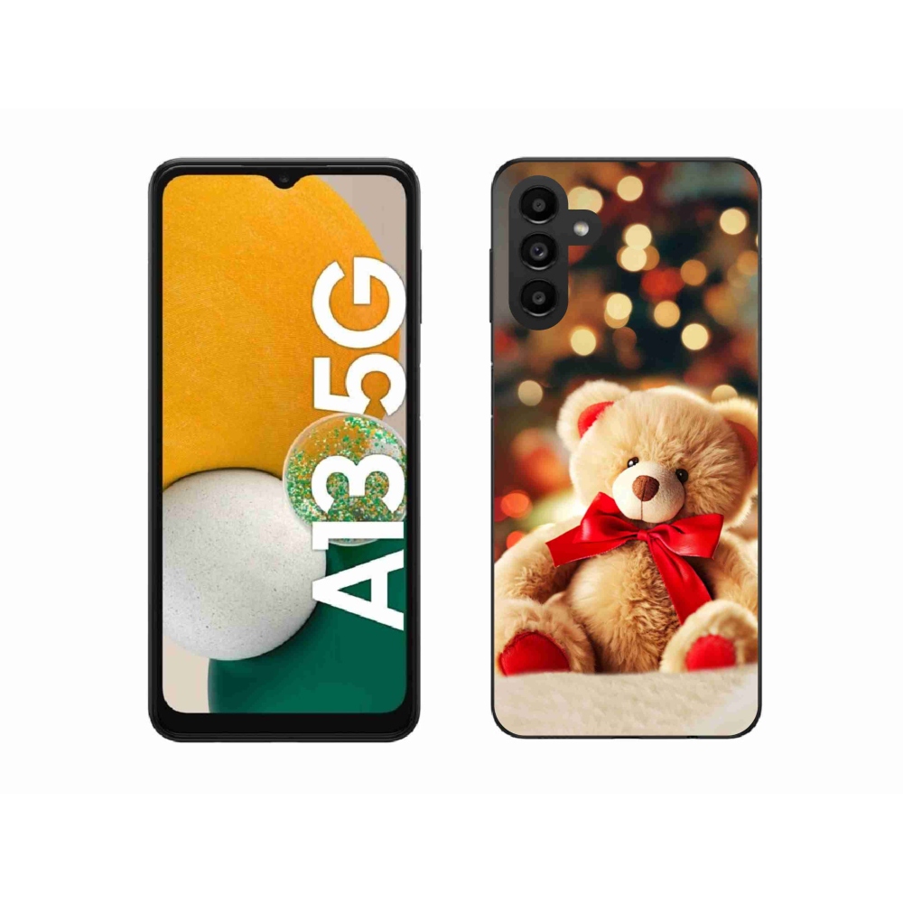 Gelový kryt mmCase na Samsung Galaxy A13 5G - plyšový medvídek