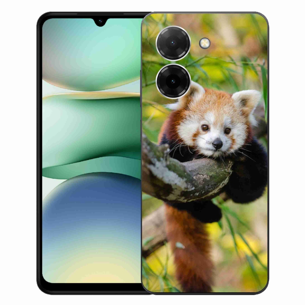 Gelový kryt mmCase na Xiaomi Redmi A5 (171.7x77.8x8.3mm) - panda červená