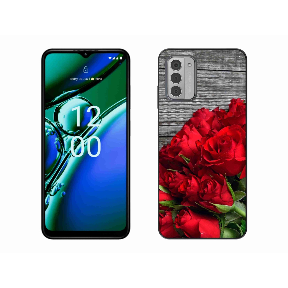 Gelový kryt mmCase na Nokia G42 - červené růže