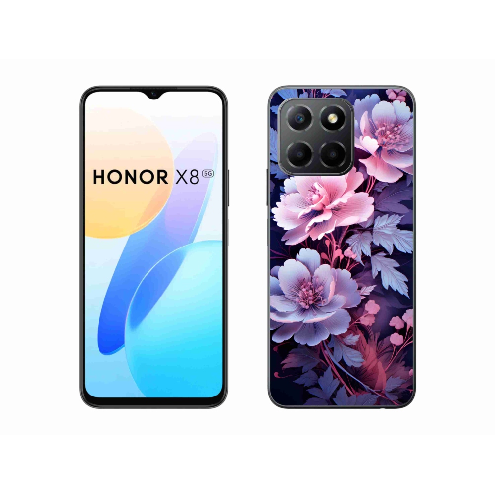 Gelový kryt mmCase na Honor X8 5G - květiny 11