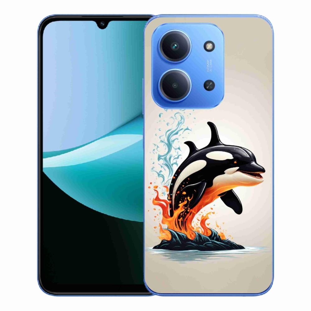 Gelový kryt mmCase na Xiaomi Redmi 15C 4G/5G (173mm) - kosatka