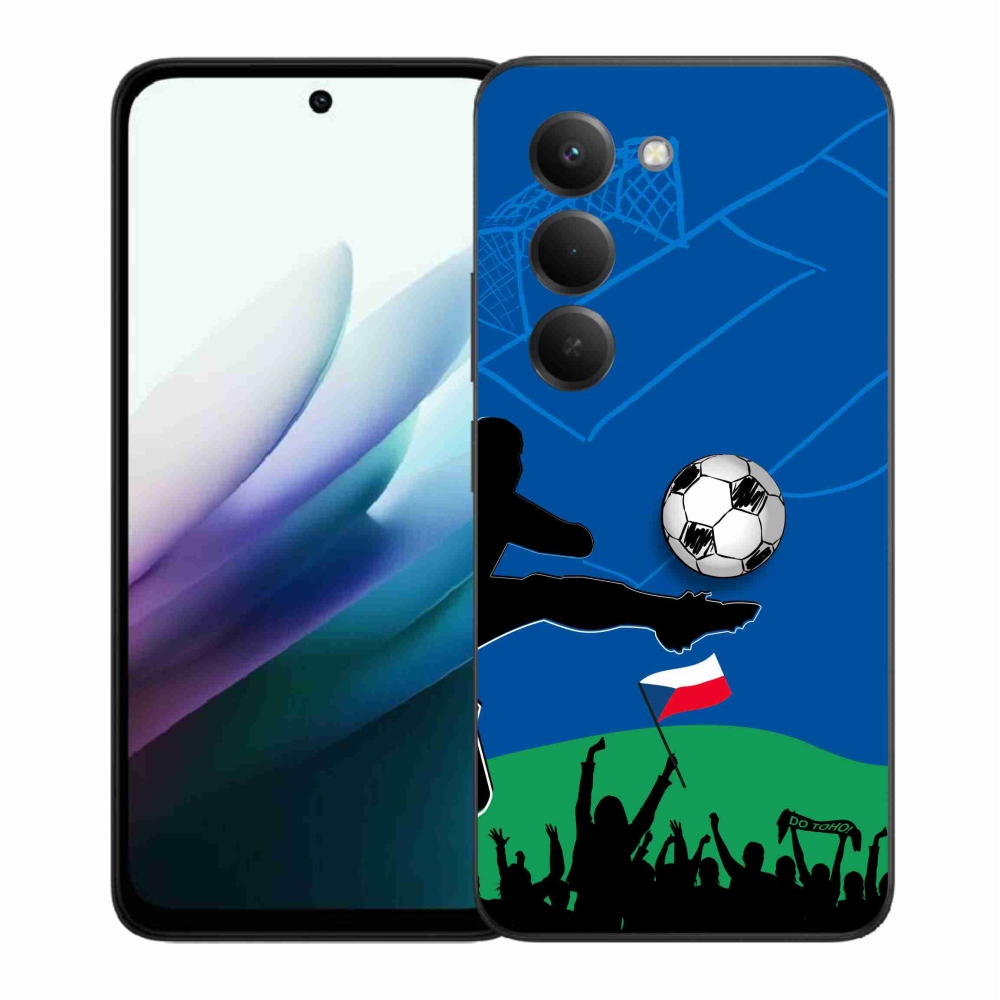 Gelový kryt mmCase na Xiaomi Redmi 15 4G/5G (171mm) - fanoušci fotbalu