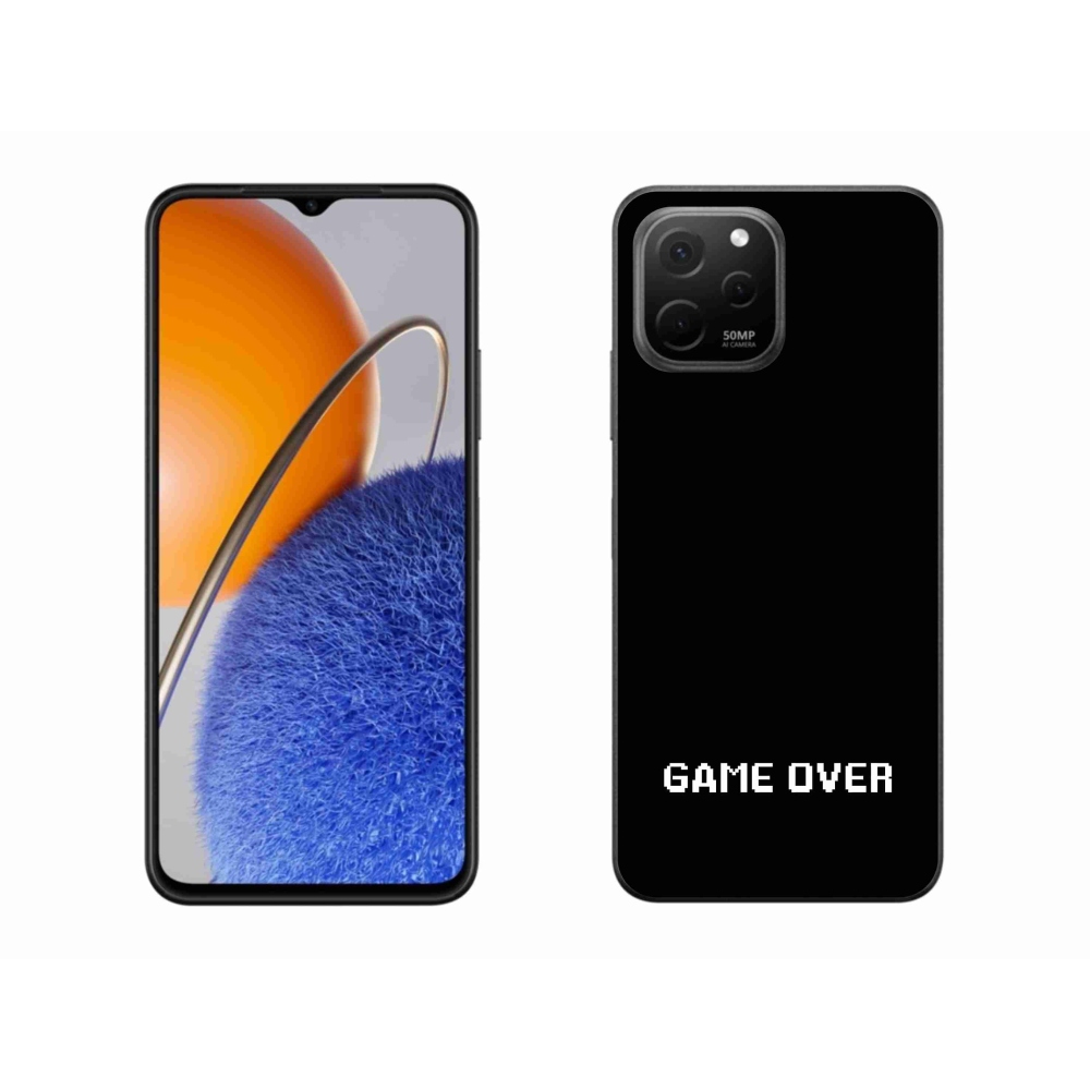 Gelový kryt mmCase na Huawei Nova Y61 - game over černé pozadí
