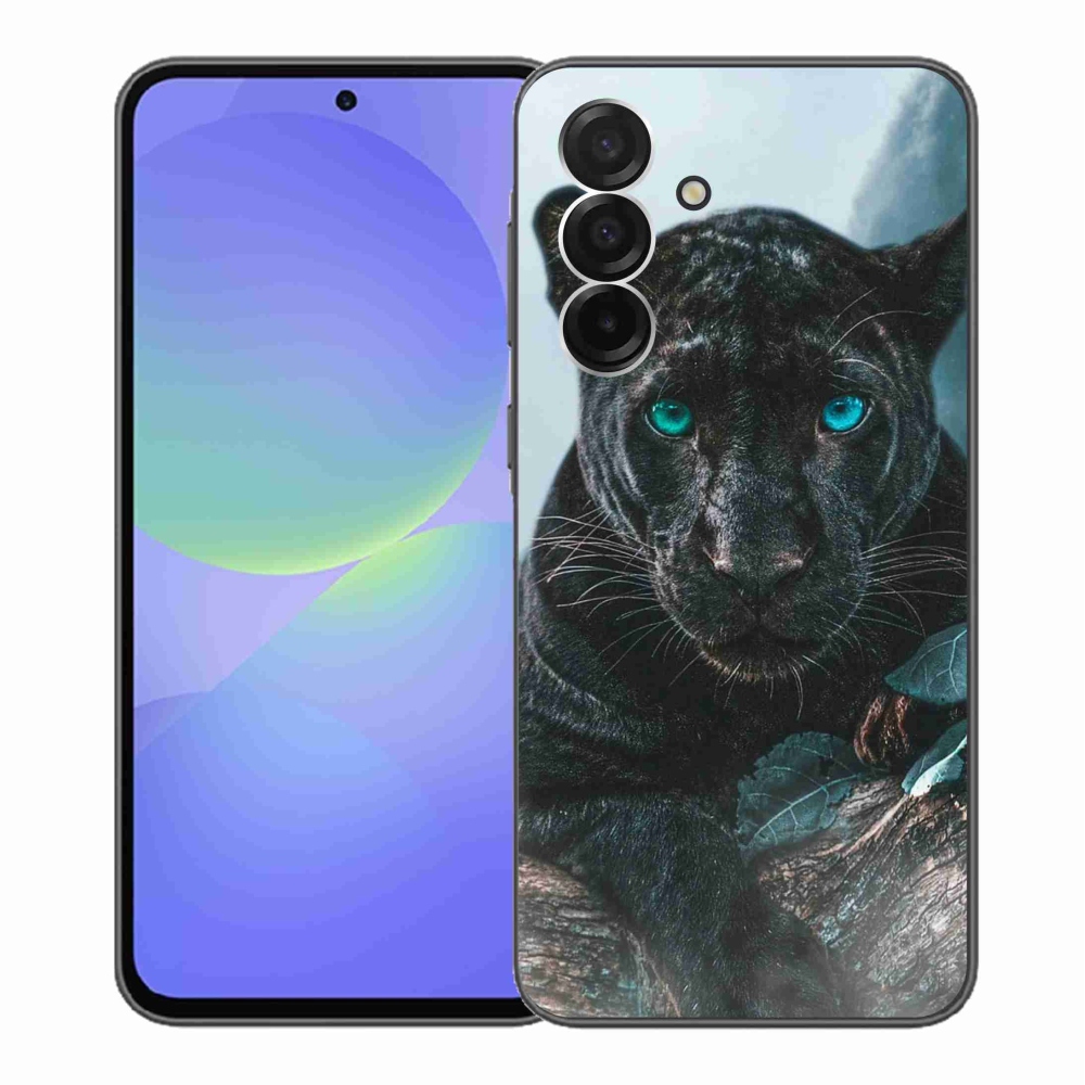 Gelový kryt mmCase na Samsung Galaxy A36 5G - černý panter