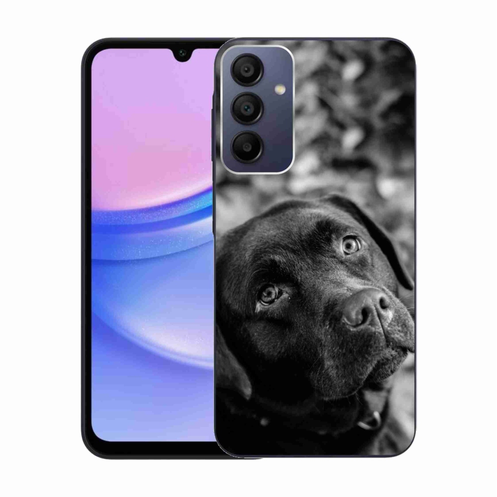 Gelový obal mmCase na Samsung Galaxy A15 4G/5G - labrador