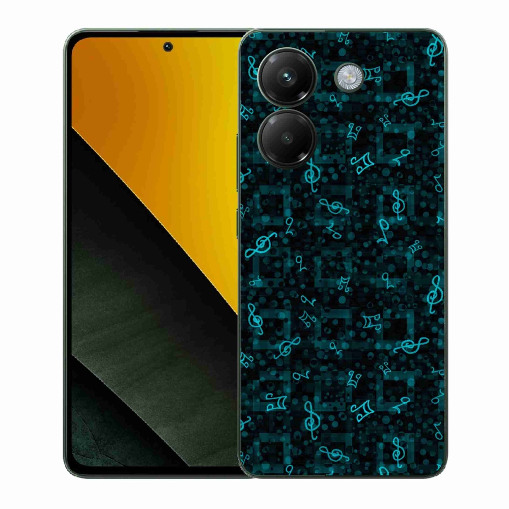 Gelový kryt mmCase na Xiaomi Poco M7 Pro 5G - noty 1