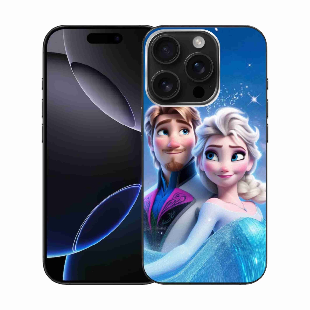 Gelový kryt mmCase na iPhone 16 Pro - ledové království 1