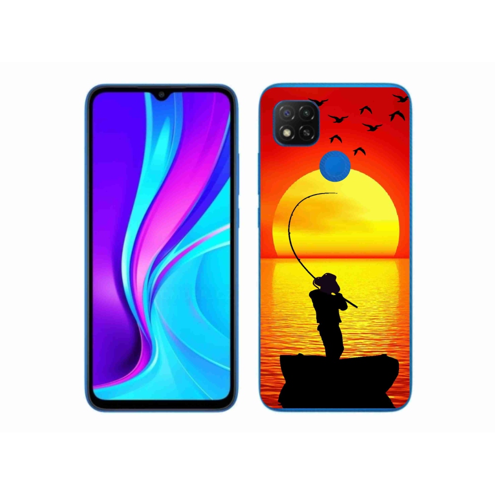 Gelový kryt mmCase na Xiaomi Redmi 9C - rybaření