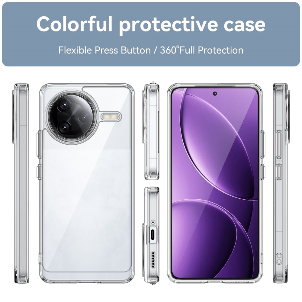 Gelový obal s pevnými zády na Xiaomi Poco F7 Ultra - průhledný