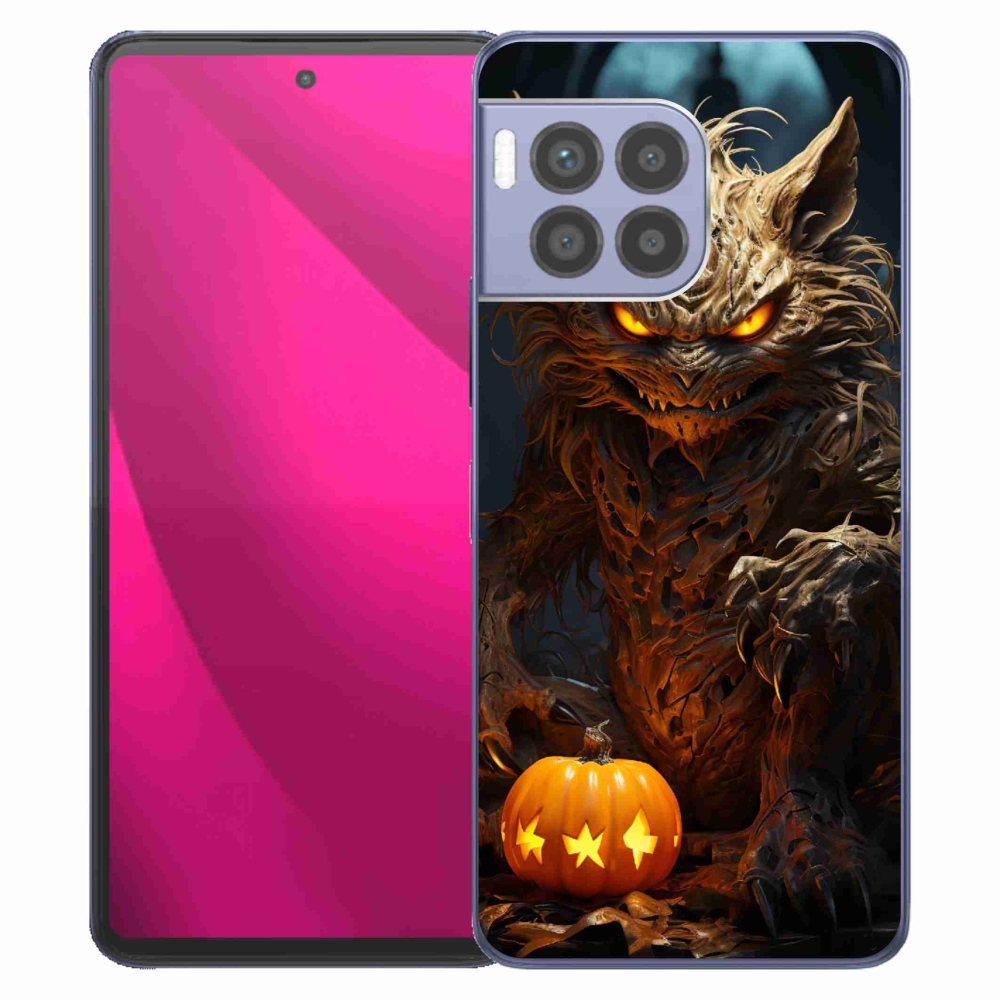 Gelový kryt mmCase na T-Mobile T Phone 2 Pro - halloweenská příšera