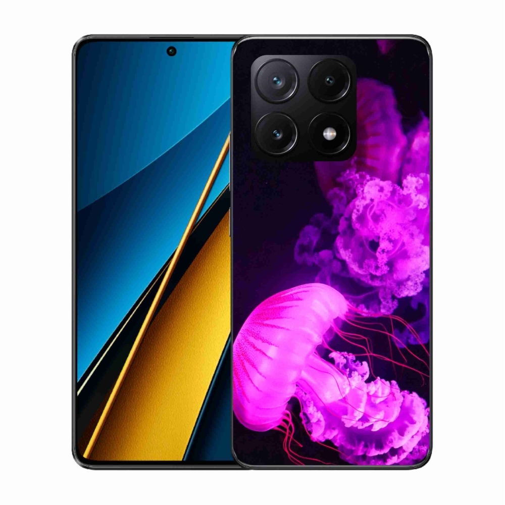 Gelový kryt mmCase na Xiaomi Poco X6 Pro 5G - medúza 1