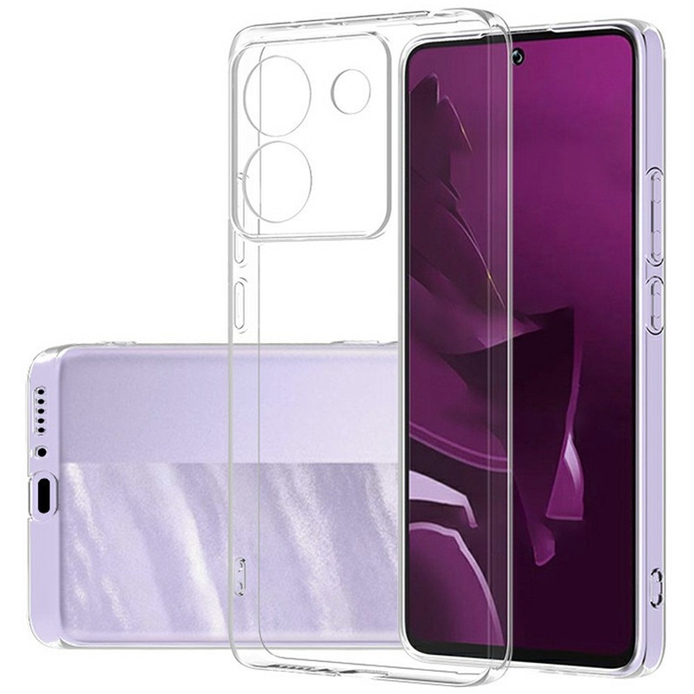 Průhledný gelový obal na Xiaomi Poco M7 Pro 5G - průhledný