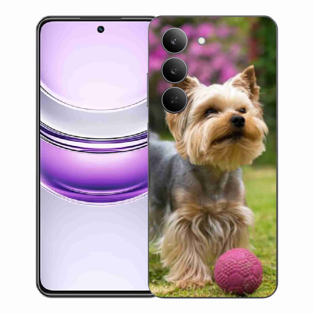Gelový kryt mmCase na Realme 14x 5G - jorkšír 4