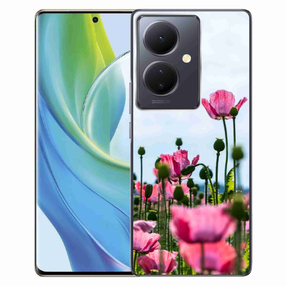 Gelový kryt mmCase na Vivo V29 Lite 5G - vlčí mák