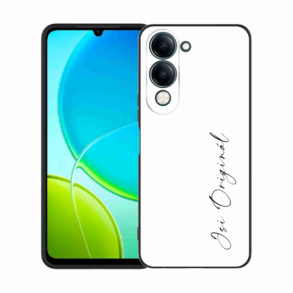 Gelový kryt mmCase na Vivo Y29s 5G - jsi originál bílé pozadí
