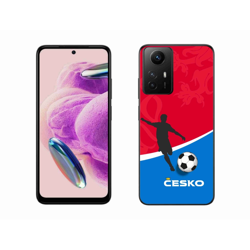 Gelový kryt mmCase na Xiaomi Redmi Note 12S - fotbal Česko