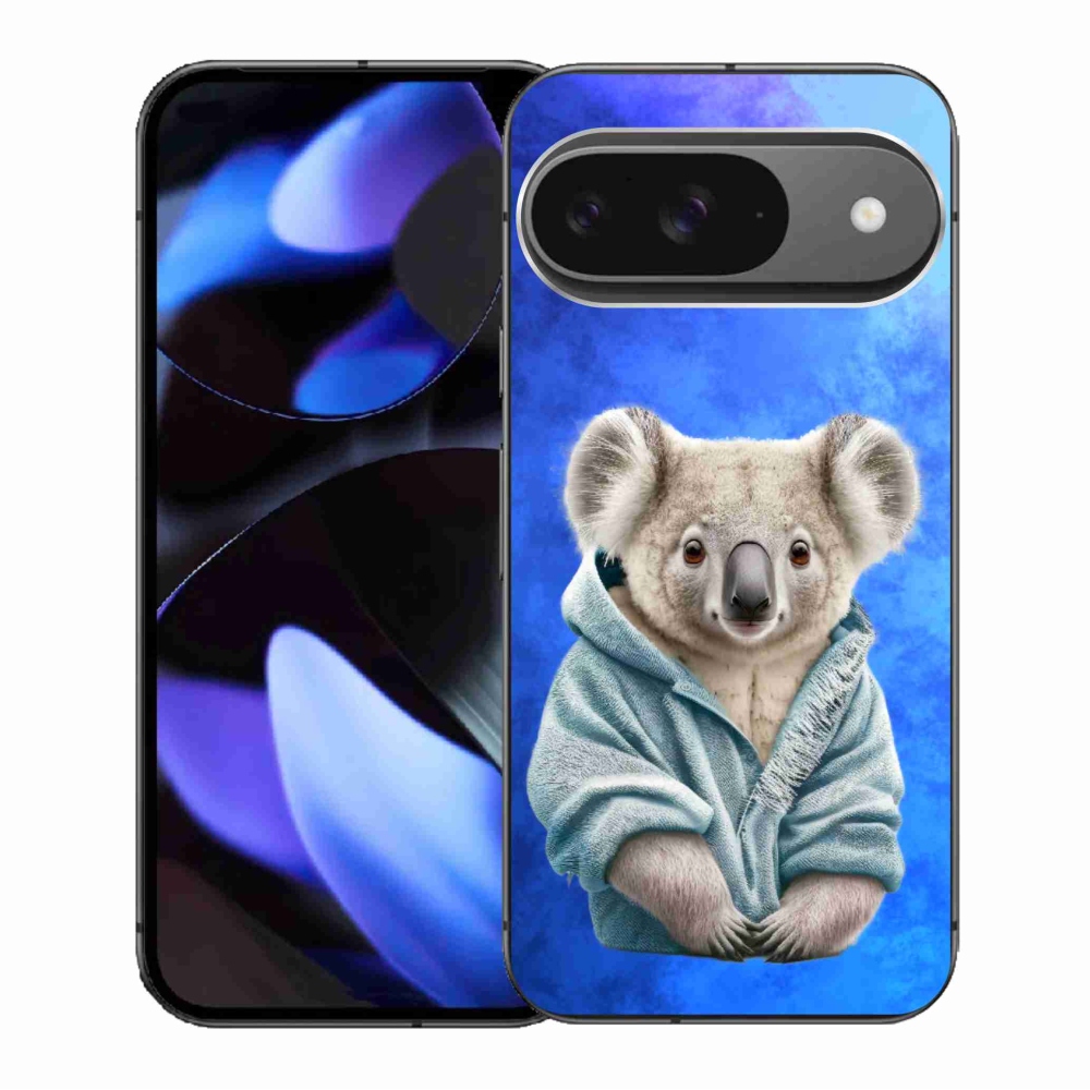 Gelový kryt mmCase na Google Pixel 9/9 Pro - koala ve svetru