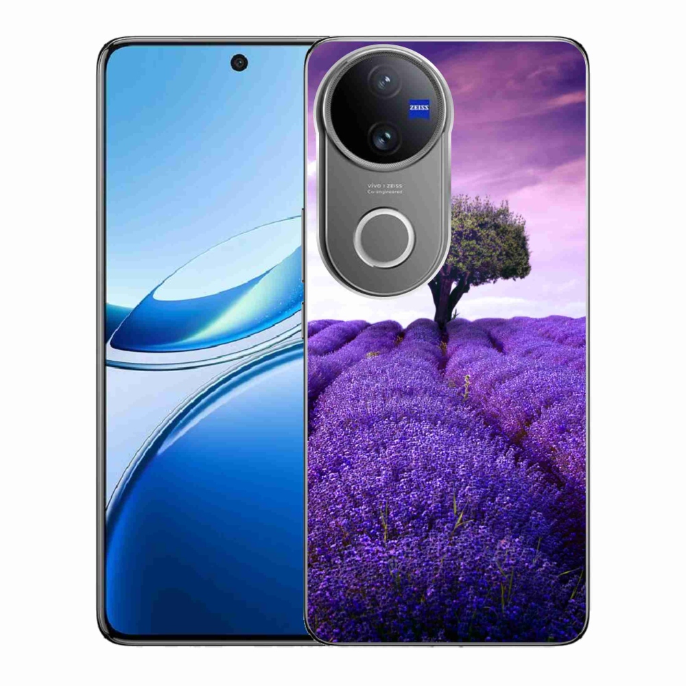 Gelový kryt mmCase na Vivo V50 5G - levandulová louka