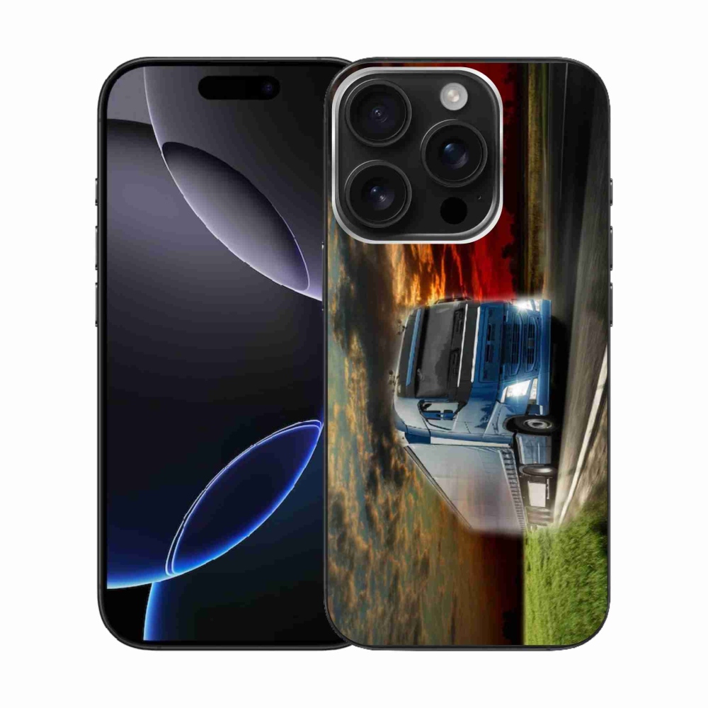 Gelový kryt mmCase na iPhone 16 Pro - kamion 4