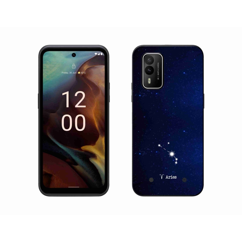 Gelový kryt mmCase na Nokia XR21 - souhvězdí Berana