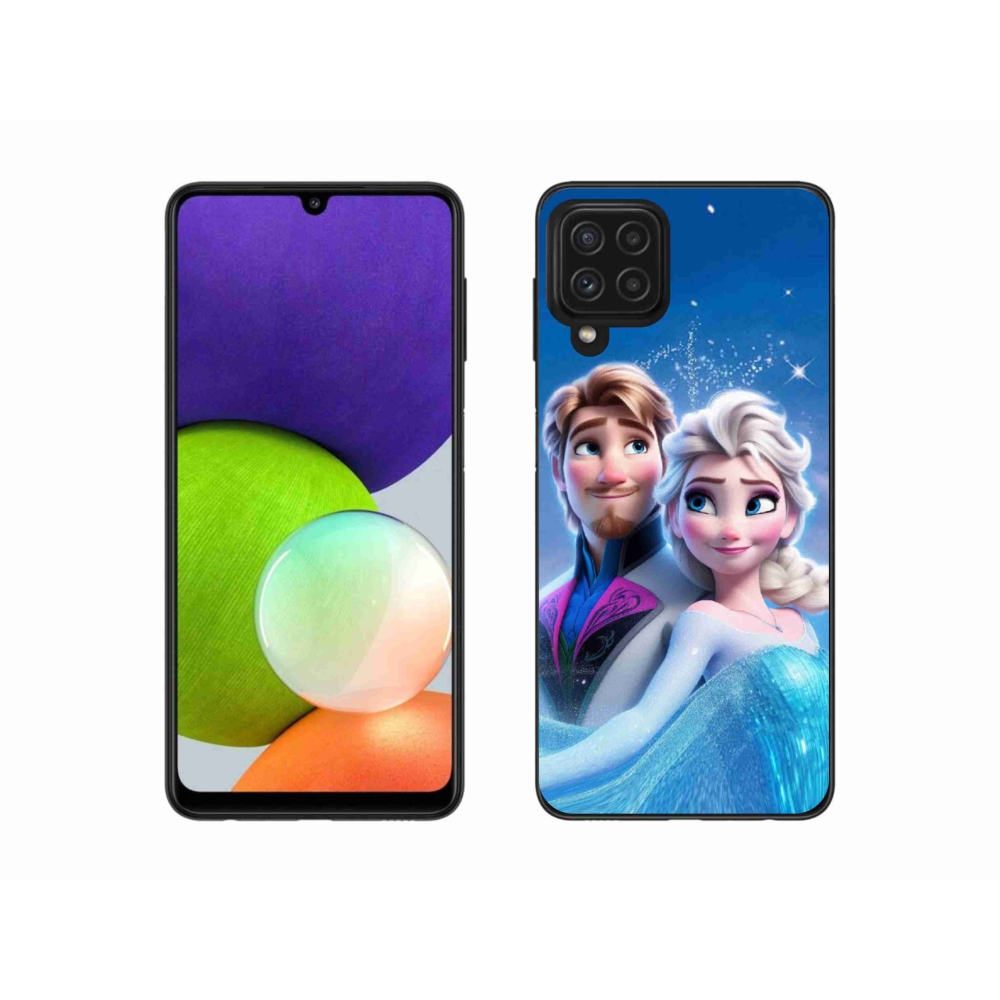 Gelový kryt mmCase na Samsung Galaxy A22 4G - ledové království 1