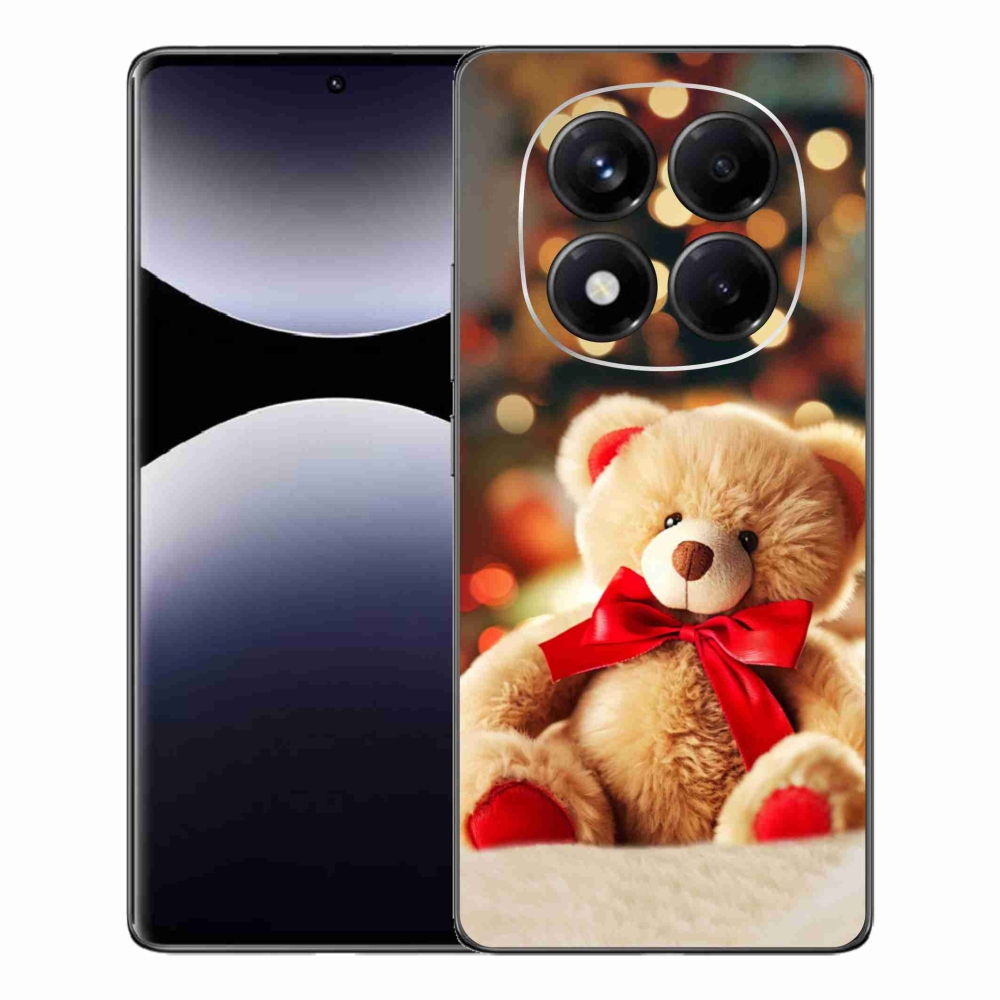 Gelový kryt mmCase na Xiaomi Redmi Note 14 Pro - plyšový medvídek