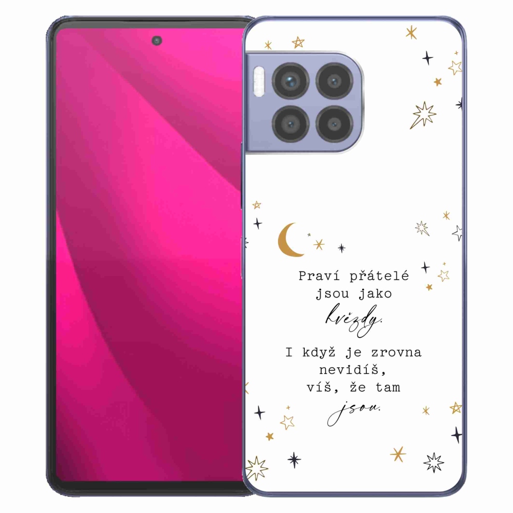 Gelový kryt mmCase na T-Mobile T Phone 2 Pro - citát 6 bílé pozadí