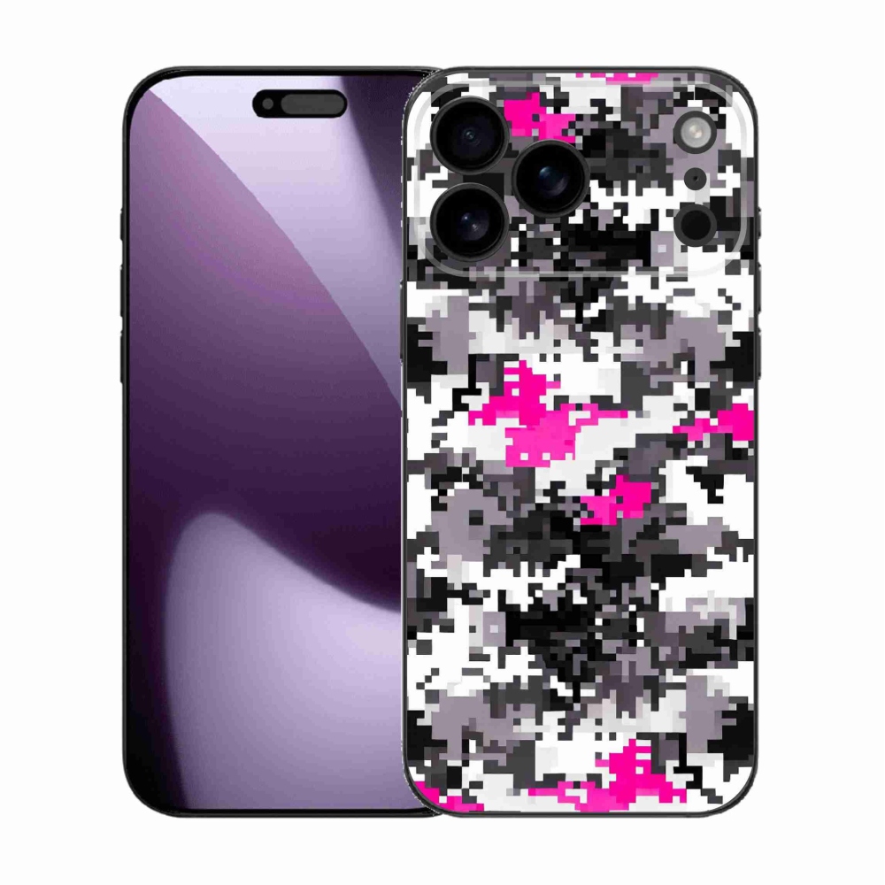 Gelový kryt mmCase na iPhone 17 Pro Max - maskáčový vzor 4